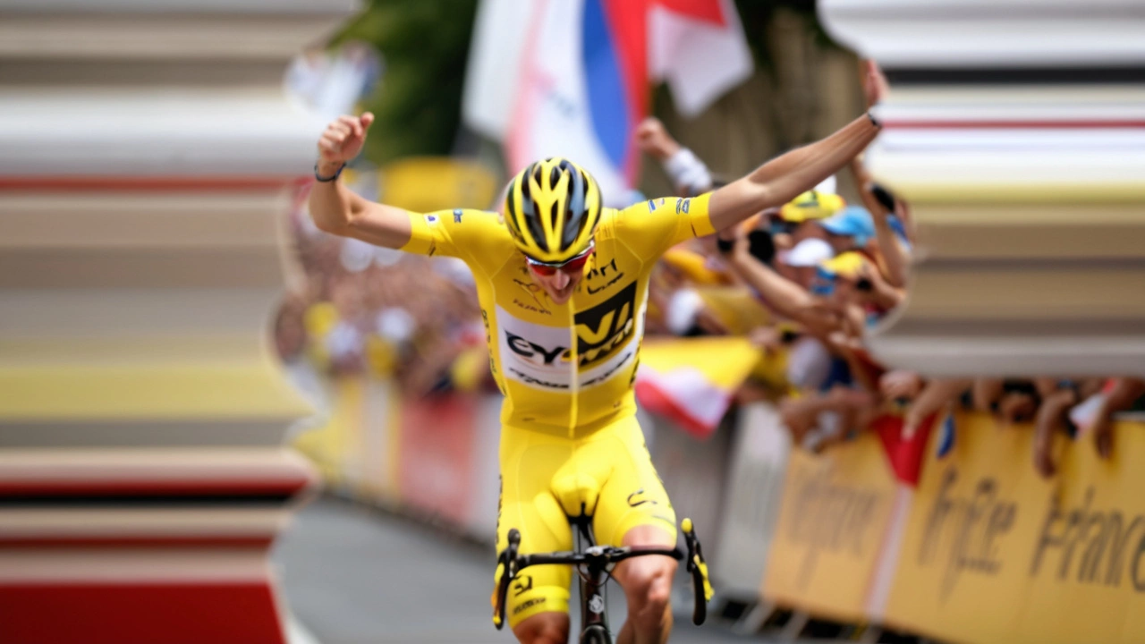 Tadej Pogacar Zet Grote Stap Richting Overwinning in de Tour de France