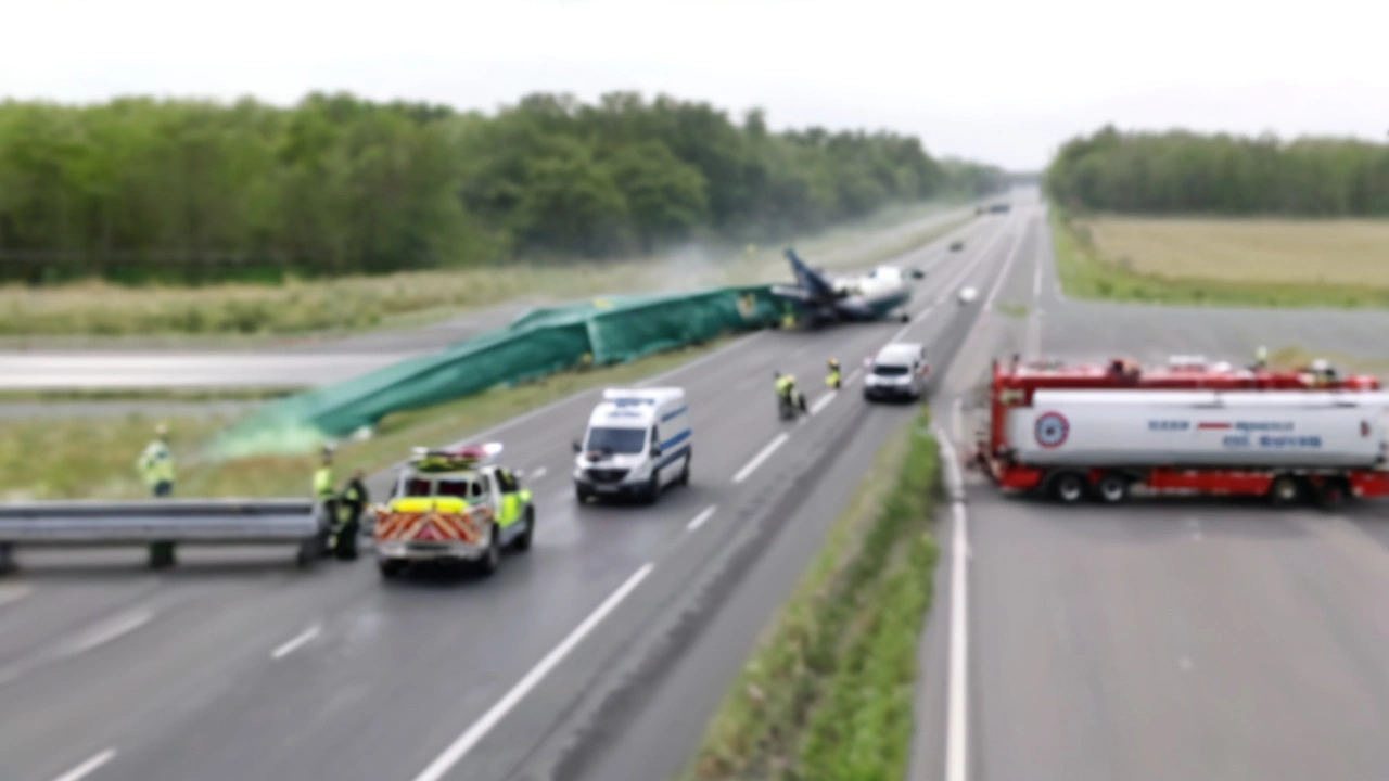 Vliegtuigcrash op A58 bij Rucphen: Piloot overleden